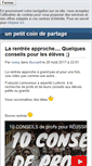Mobile Screenshot of lepetitcoindepartagederomy.fr